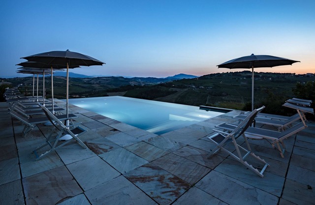 Elegant and modern villa with pool and panoramic views, only 13 km from the sea