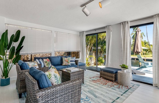 Enchanting, dog-friendly, waterfront home with dock, bikes, & washer/dryer