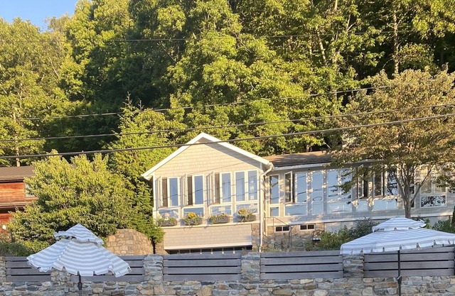 Enjoy Leaf Peeping from this Chic Waterfront Cottage.