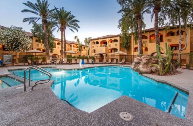 Enjoy resort setting with multiple pools including adult pool in 2BD condo