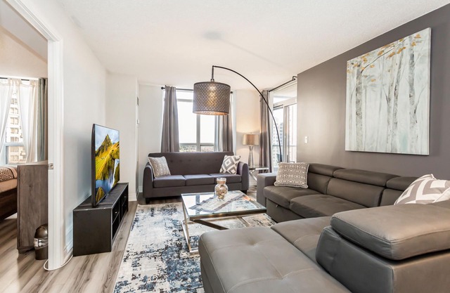 Exclusive 3BR+Den Condo steps from Square One Mall