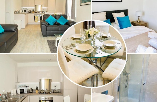 Farnborough Apartment near International Exhibition centre & Air show by SAZ living