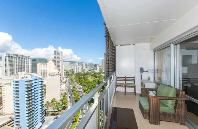 Fully renovated One-Bedroom unit on the 21st Floor overlooking the surrounding Waikiki area!