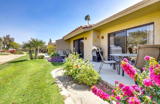 Furnished Patio and Resort Pools Palm Desert Condo