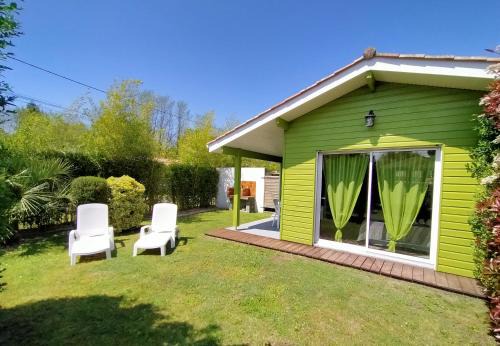 Gîte avec piscine et espace bien-être partagés entre Bordeaux et Lacanau océan