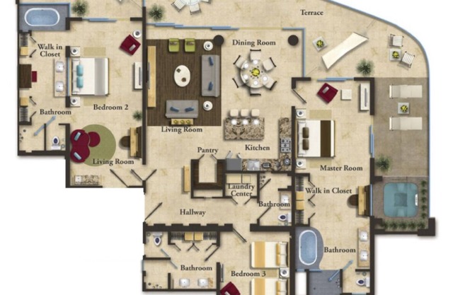 GARZA BLANCA PRESERVE PV THREE BEDROOM - OTHER UNITS: STUDIO TO 3 BR AVAILABLE