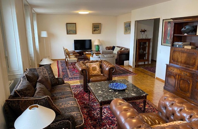 Genève, plein centre,belle vue Lac, splendide et grand appartement
