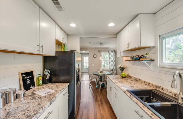 Great for families, 2 full bathrooms. Walkable to Downtown Ferndale.