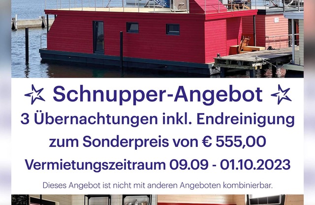 Hausboot für 4 Gäste mit 40m² in Fehmarn OT Burgtiefe