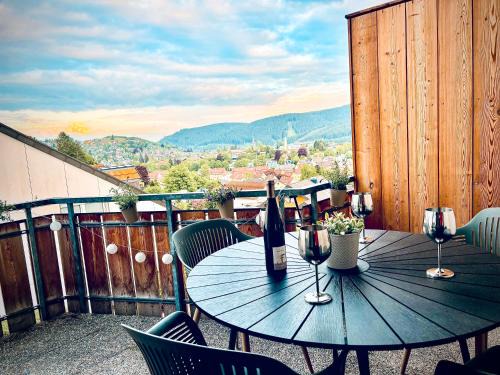 Herbst Deal -20 Prozent, Balkon mit Schwarzwaldblick, Hunde frei, Tischfußball, familienfreundlich