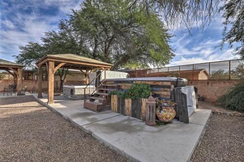 Hike, Shop and Unwind Tucson Home with Shared Hot Tub