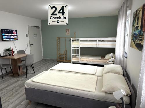 Hotel Prime Living Apartments Küche Netflix