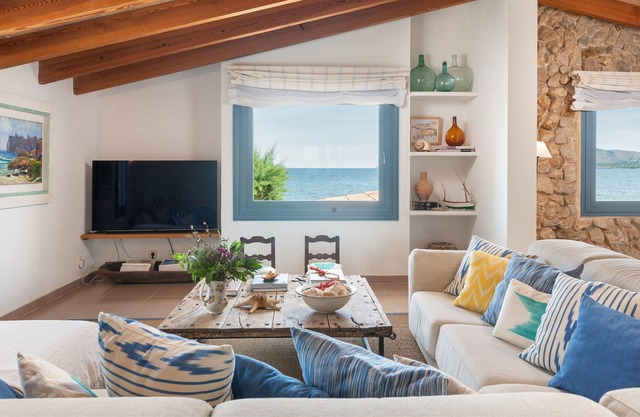 House on the first line of the Bay of Pollensa. farm can cuarassa
