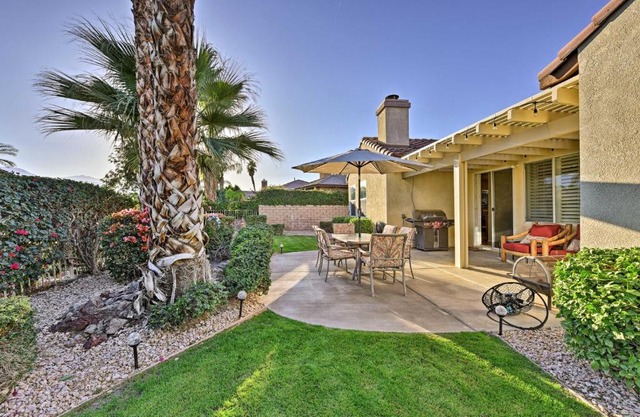Indian Palms Resort Home with Yard and Community Perks