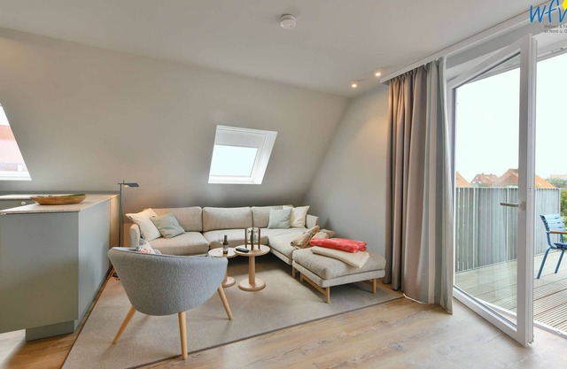 Juist vacation with sunny roof terrace!