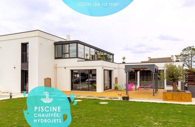 La Villa des Amiets: 250m2, comfort, swimming pool, sea at 500m
