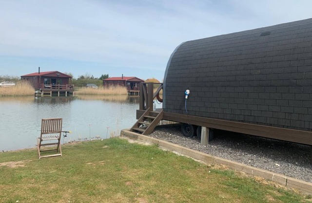Lily pad glamping pod basic hut