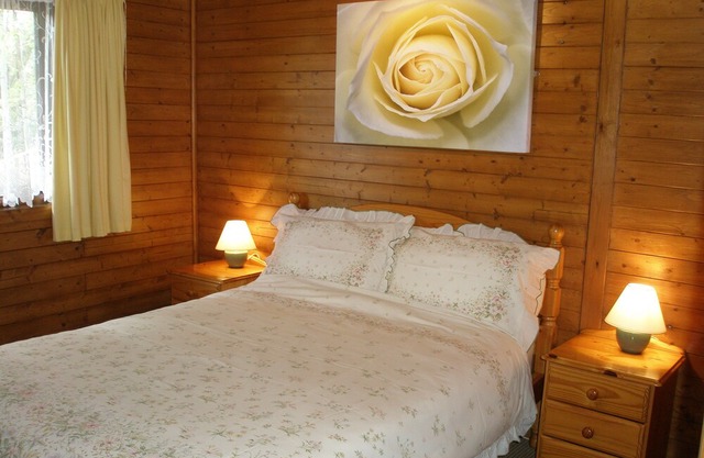 LLWYNAU FARM PINELODGES - CASTELLAU, LLANTRISANT - ONLY 12 MILES FROM CARDIFF.