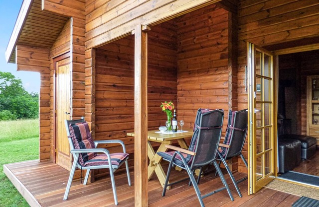 Look forward to a relaxing vacation in the wooden house in the Lauterdörfle vacation park in the Swa