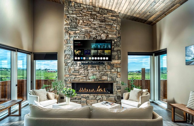 Luxury Log Home with a Hot Tub.