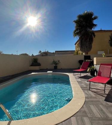 Maison avec piscine privée entièrement climatisée