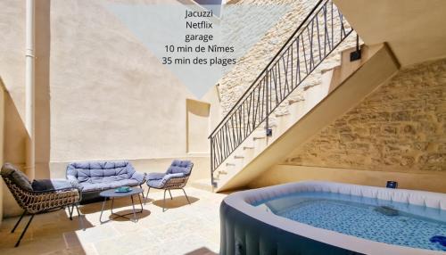 Maison de ville, Jacuzzi,garage
