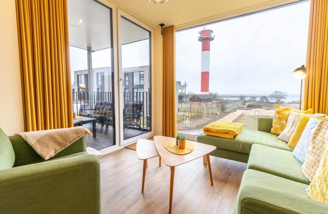 Meerglück am Leuchtfeuer- BeltBlick Fehmarn - Modern and family-friendly vacation apartment right by the sea