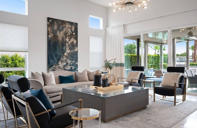 Modern Desert Retreat | Pool, Spa, EV Charger, Near Tennis Garden