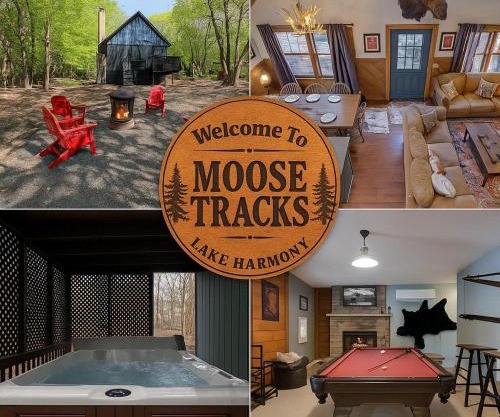 Moose Tracks Cabin Hot Tub 1 Mile To Lake