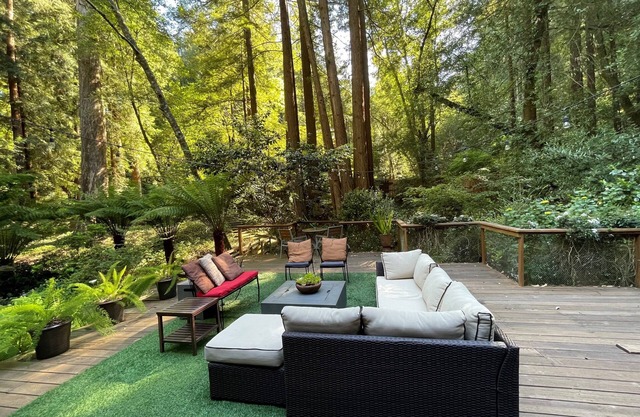 Nestled in the Redwoods, Easy Walk Downtown, Close to SF and Wine Country