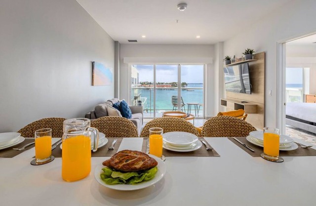 Ocean and harbor view get away with a modern look!