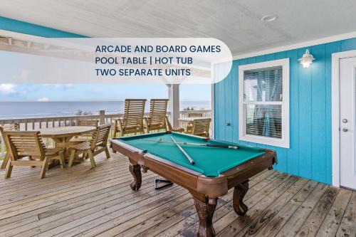 Ocean Paradise 5BR Beach Escape Hot Tub Game Room and Firepit