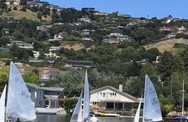 One level mid-century Belvedere Lagoon waterfront home. Summer rental