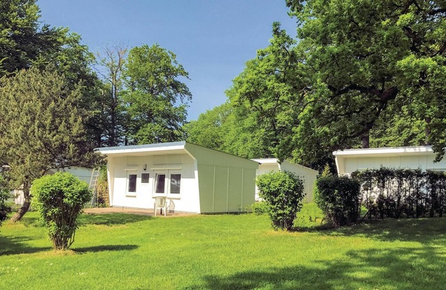 One of several vacation bungalows located in a beautiful park with its own forest.