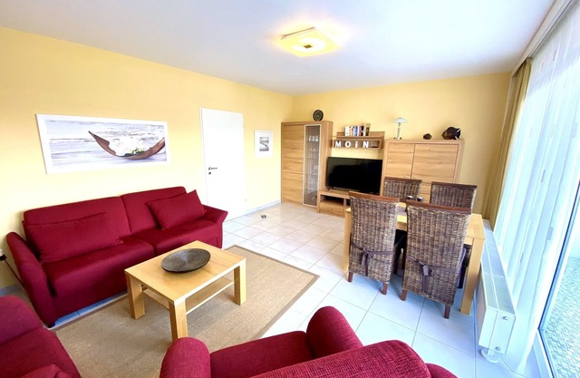 Only a few meters separate you from the beautiful beach with its promenade.
