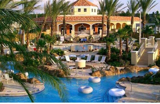 Orlando Lazy River Oasis with Game Room, Bar, Restaurant, Water Slide & Hot Tub