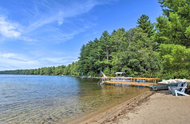 Panther Pond Cabin w/200 Ft Sand Beach & Dock
