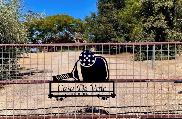 Pickleball @ Casa De-Vine in Paso Robles Wine Country, 10 Acres w/Vineyard Views