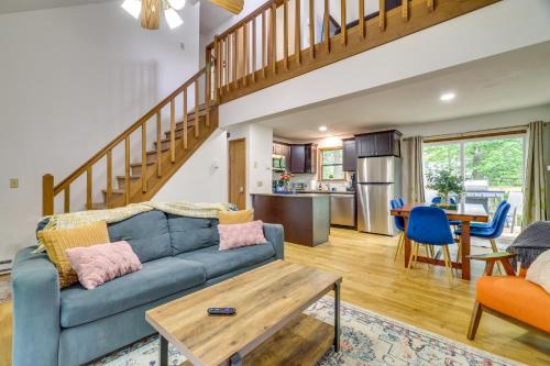 Poconos Family Getaway with Game Room and Deck!