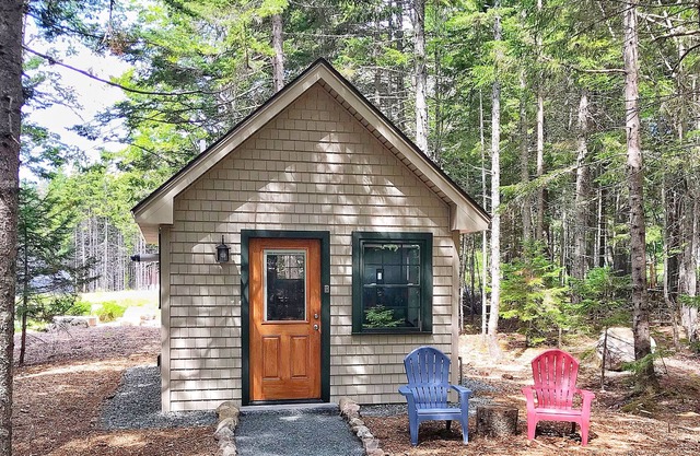 Precipice Tiny House at Acadia Yurts!