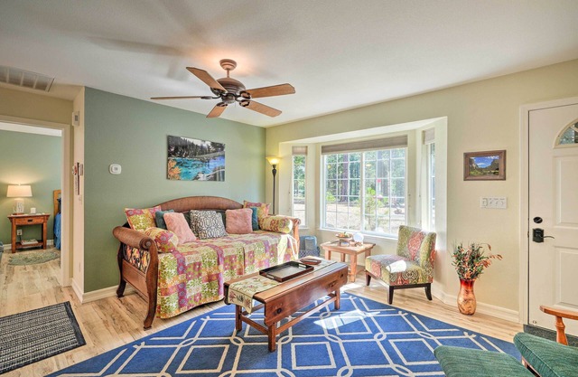 Private Deck: Pollock Pines Apt on 5 Acres