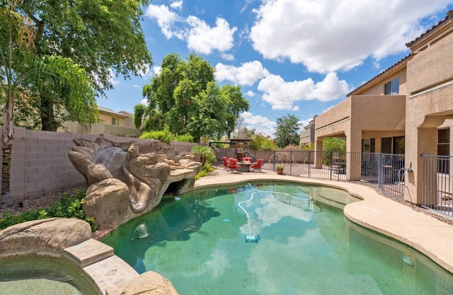 Private Pool with Waterslide, Playground & Tons of Games |Gilbert |Bell Bank Park |Schnepf farms