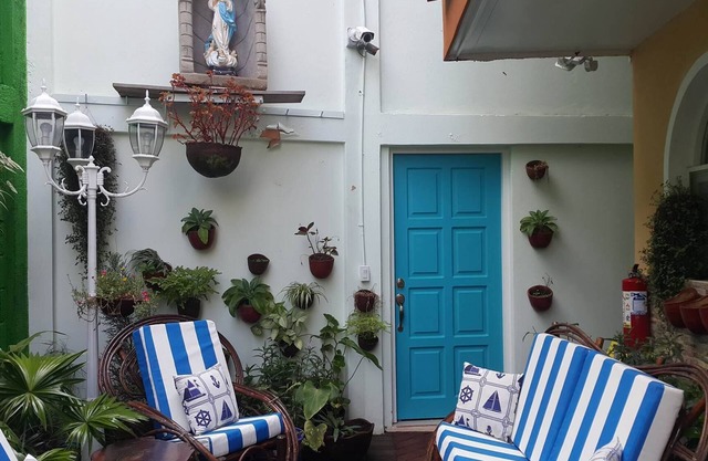 Right in the center of the city, near everything, in walking distance to main