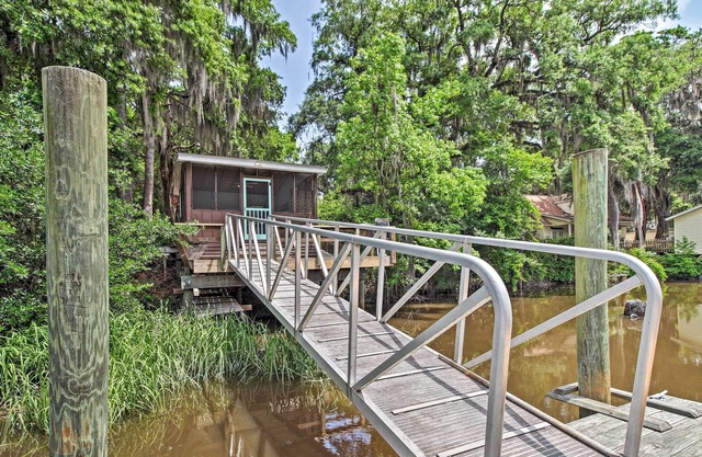 Rustic Midway Retreat w/ Deck & Creek Access!