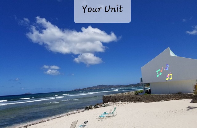 "SEA KISSED" - OCEANFRONT, TWO BEDROOM. TWO BATH CONDO RIGHT ON THE BEACH!