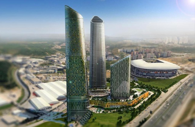 Skyland Luxury Tower Istanbul 1+1 with Terrace