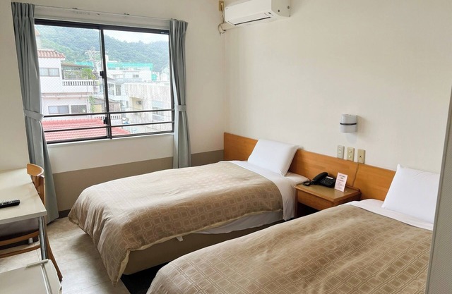 Smoking Twin room with unit bath/Nago Okinawa