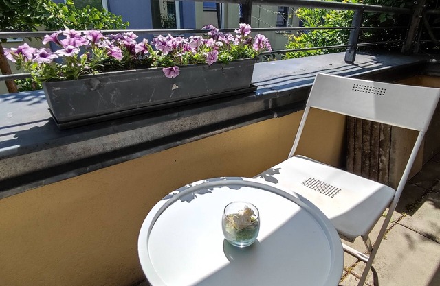 Spacious, bright, quiet room with balcony & TV