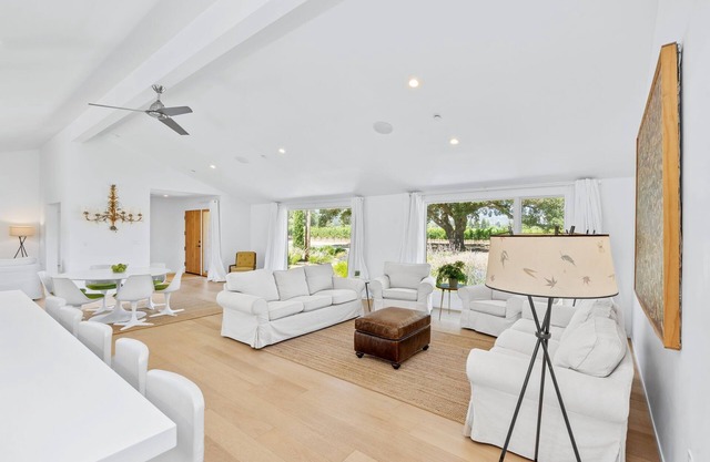 St. Helena vineyard adjacent three/ three bath compeltely updated with pool.