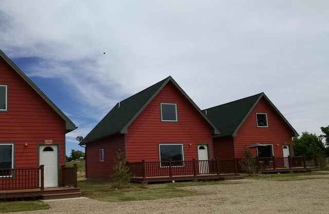 Stone Turtle Lodges has 3 luxurious individual cabins 3 miles north of Cortez.